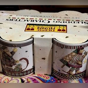 Debbie Mumm Stoneware Mugs Set